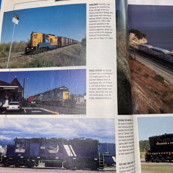 Trains Magazine of Railroading u January 1994 Vol 54 No 1 Californias Inside G - Picture 7 of 11